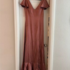 Revelry Dusty Rose Maxi Dress